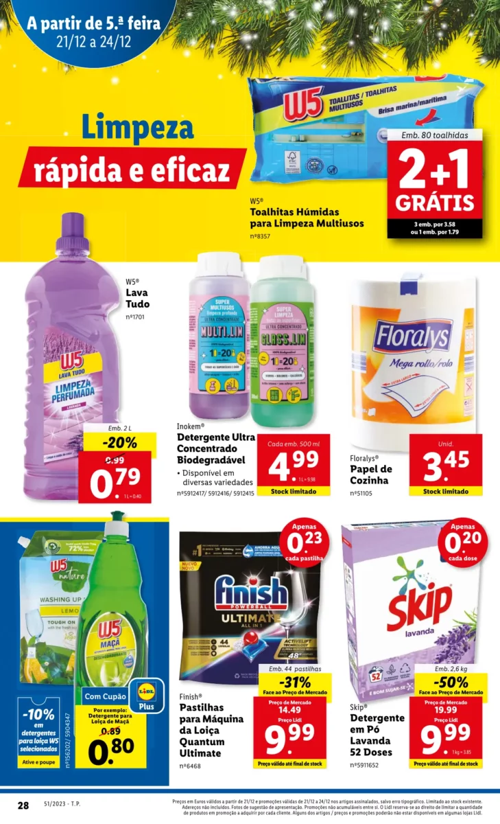 Antevis&atilde;o Folheto LiDL Promo&ccedil;&otilde;es (21 a 24 dezembro)