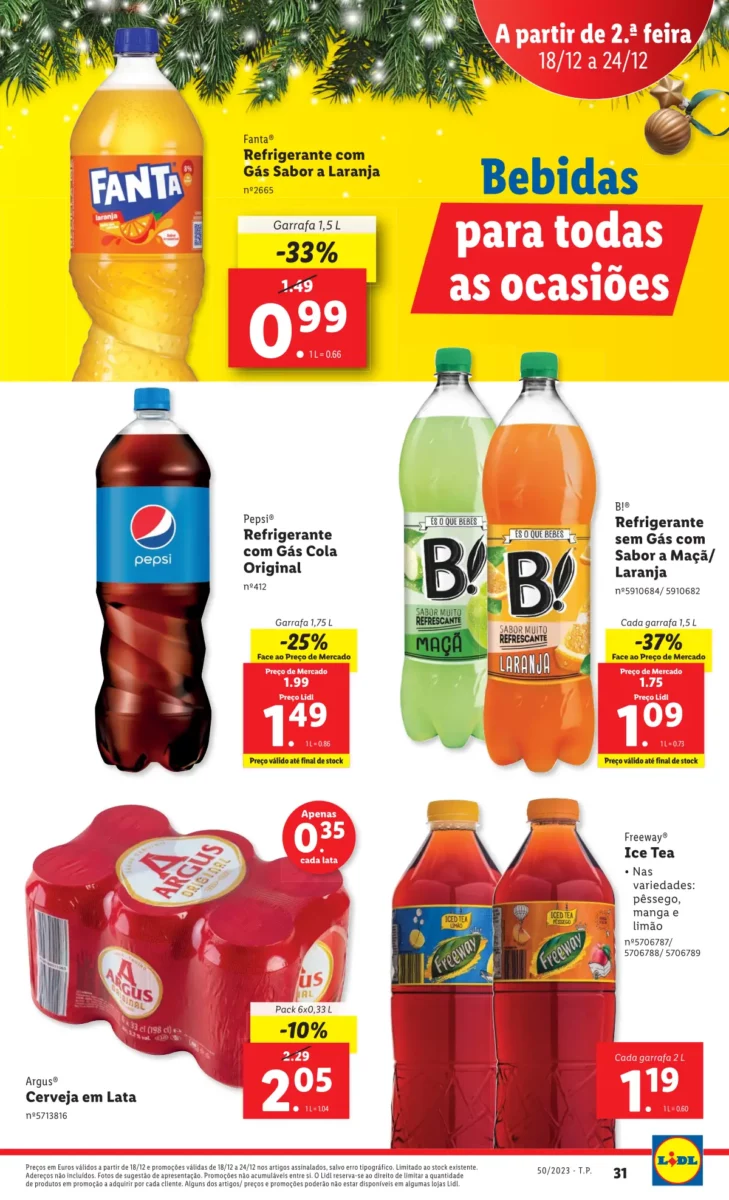 Antevis&atilde;o Folheto LiDL Promo&ccedil;&otilde;es (14 a 20 dezembro)
