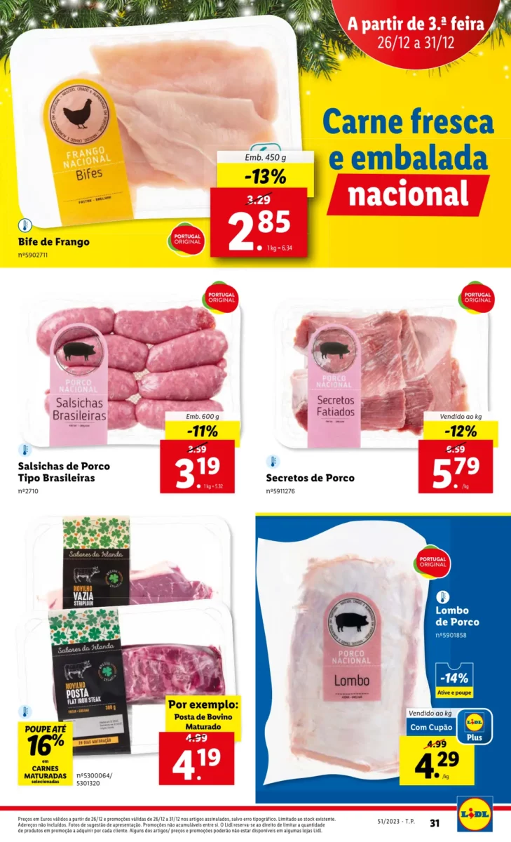 Antevis&atilde;o Folheto LiDL Promo&ccedil;&otilde;es (21 a 24 dezembro)