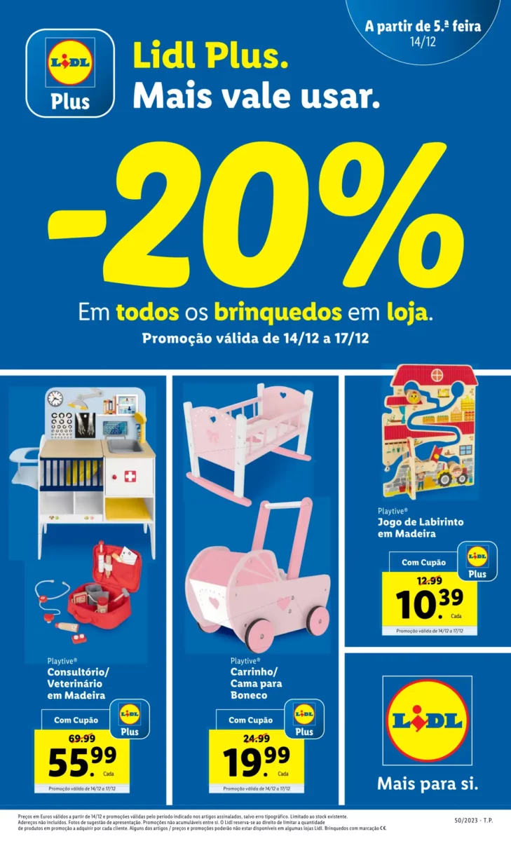 Antevis&atilde;o Folheto LiDL Promo&ccedil;&otilde;es (14 a 20 dezembro)