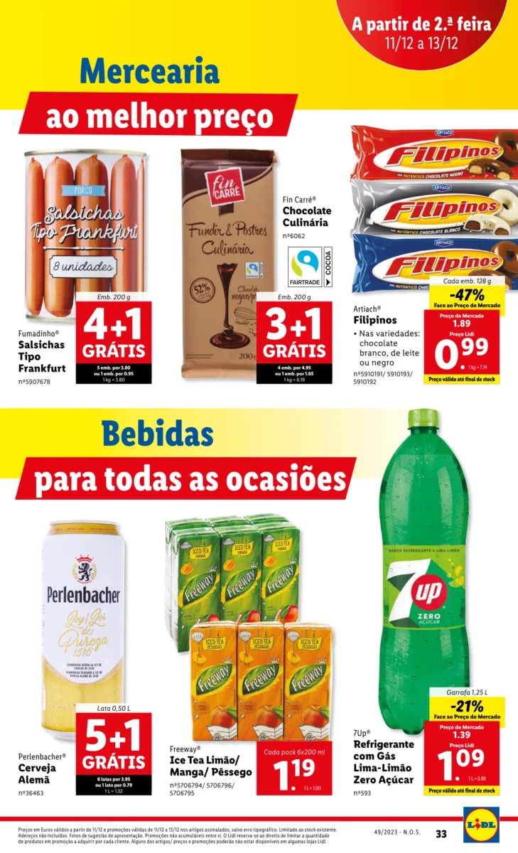 Antevis&atilde;o Folheto LiDL Promo&ccedil;&otilde;es (7 a 13 dezembro)