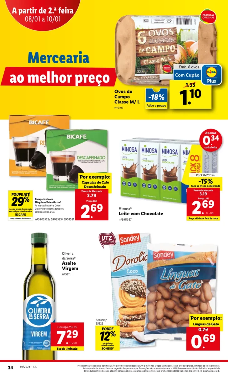 Antevis&atilde;o Folheto LiDL Promo&ccedil;&otilde;es (4 a 10 janeiro)