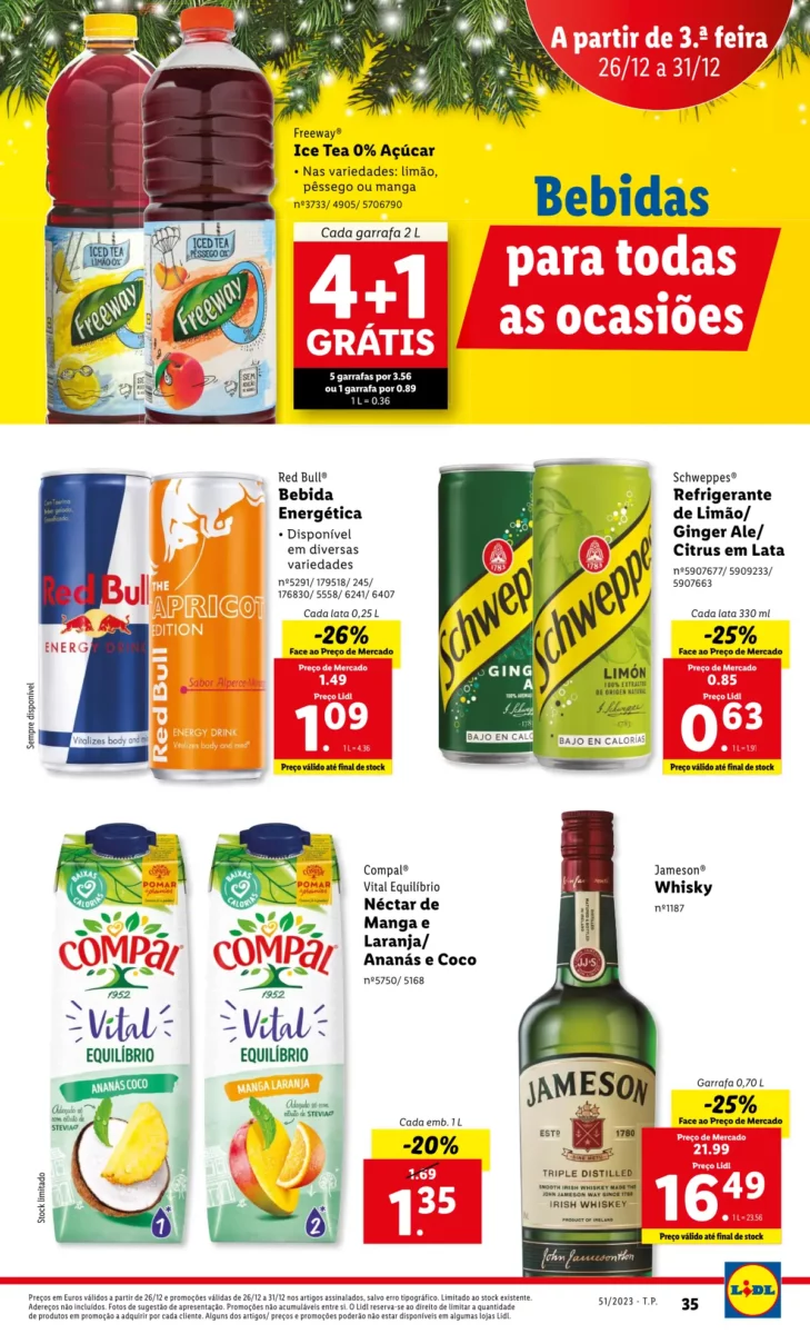 Antevis&atilde;o Folheto LiDL Promo&ccedil;&otilde;es (21 a 24 dezembro)