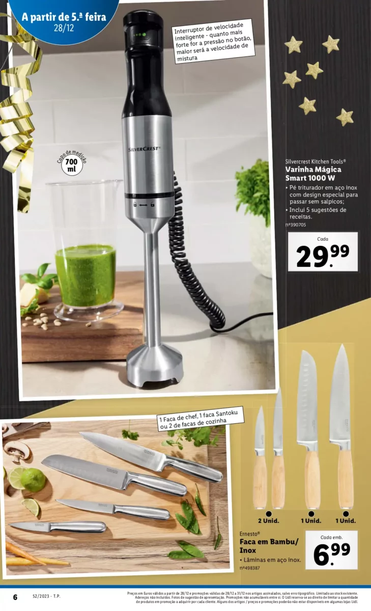 Antevis&atilde;o Folheto LiDL Promo&ccedil;&otilde;es (28 a 31 dezembro)