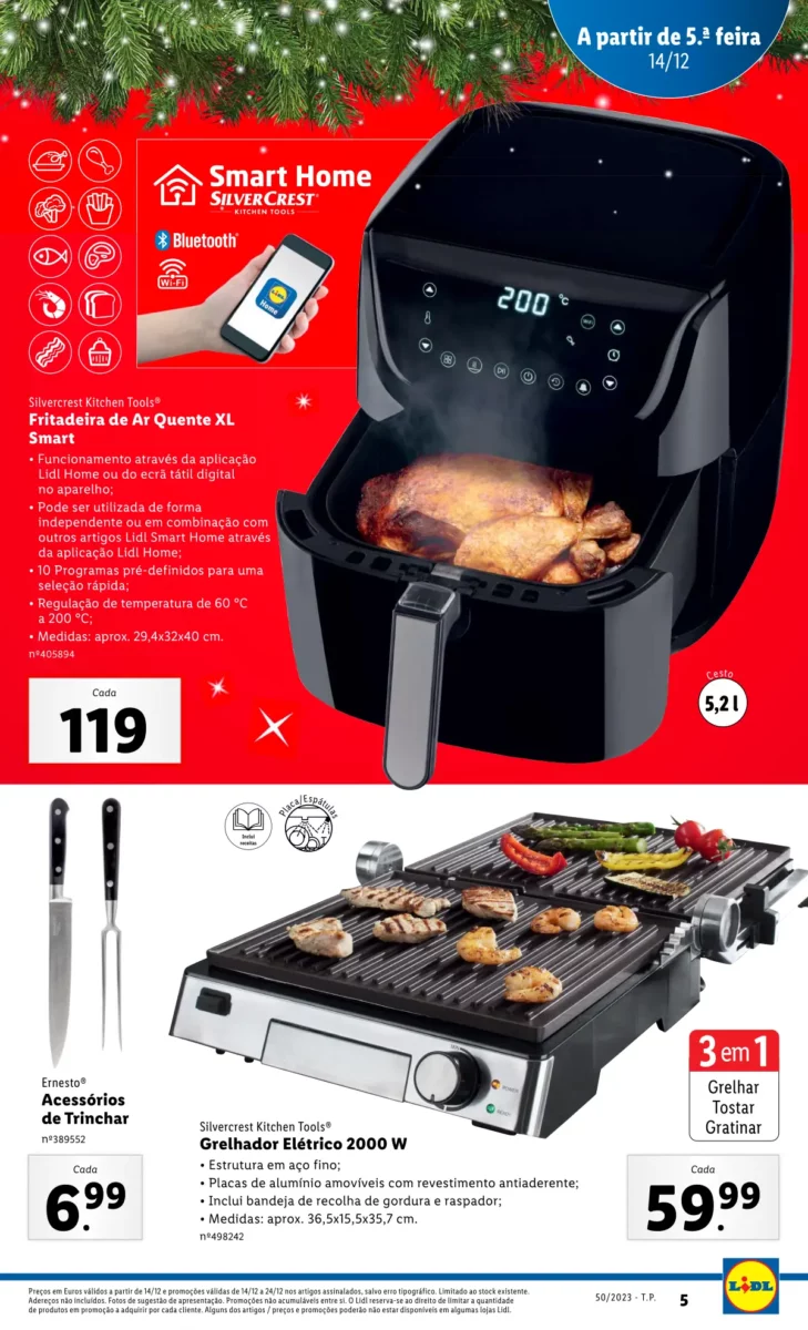 Antevis&atilde;o Folheto LiDL Promo&ccedil;&otilde;es (14 a 20 dezembro)