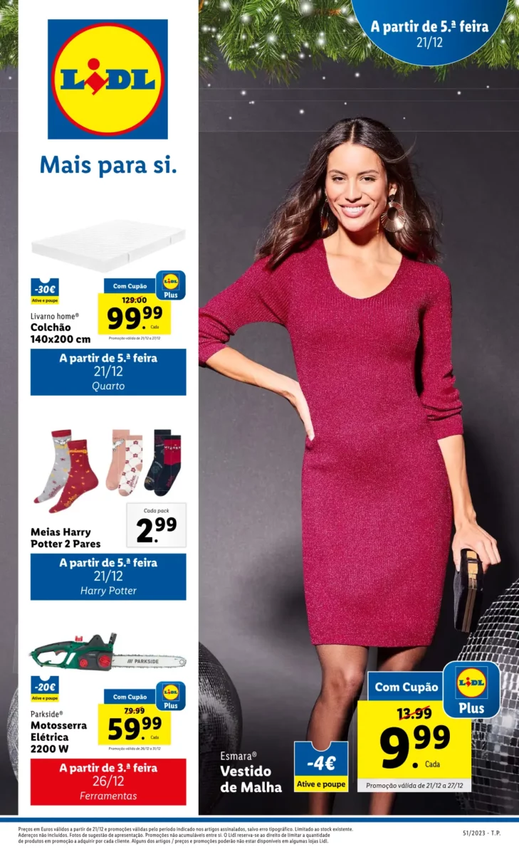Antevis&atilde;o Folheto LiDL Promo&ccedil;&otilde;es (21 a 24 dezembro)