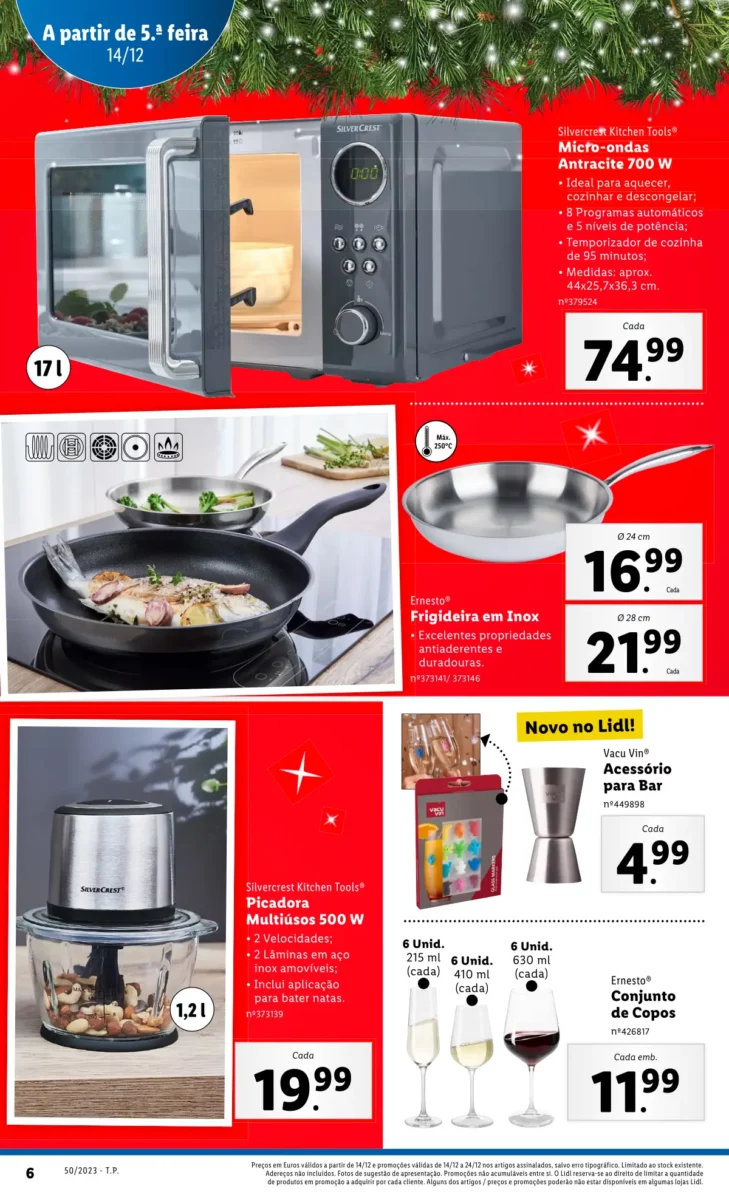 Antevis&atilde;o Folheto LiDL Promo&ccedil;&otilde;es (14 a 20 dezembro)