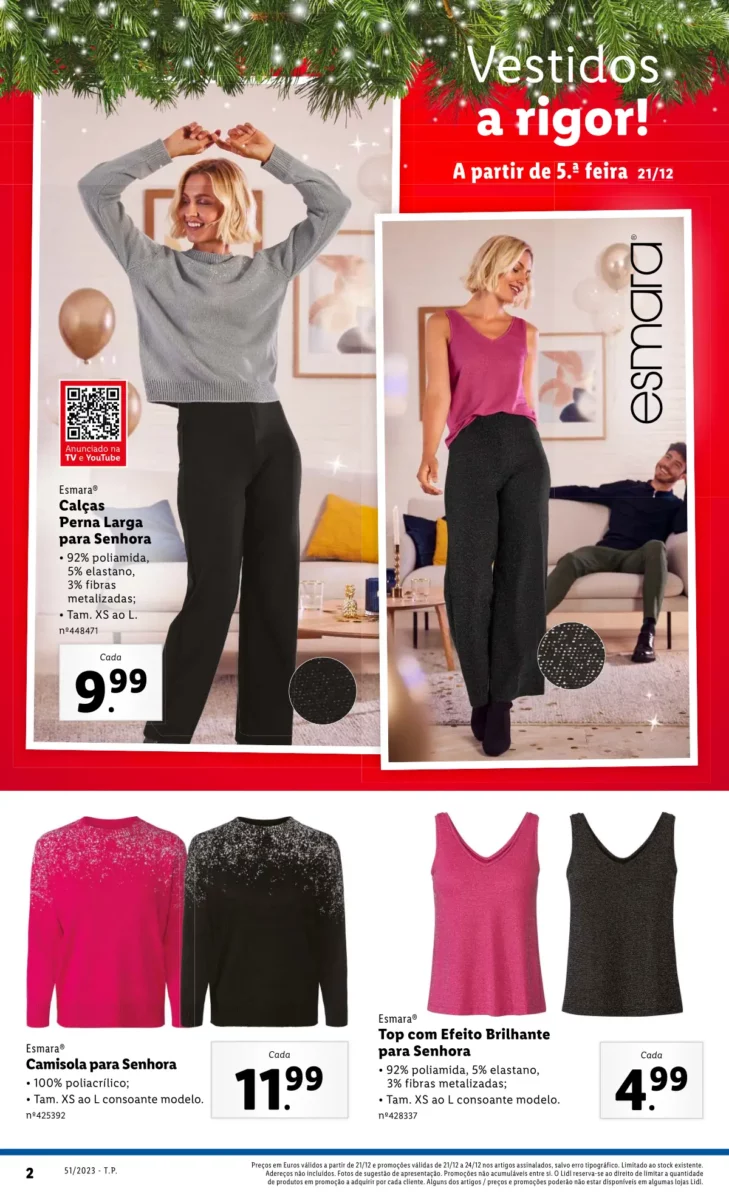 Antevis&atilde;o Folheto LiDL Promo&ccedil;&otilde;es (21 a 24 dezembro)