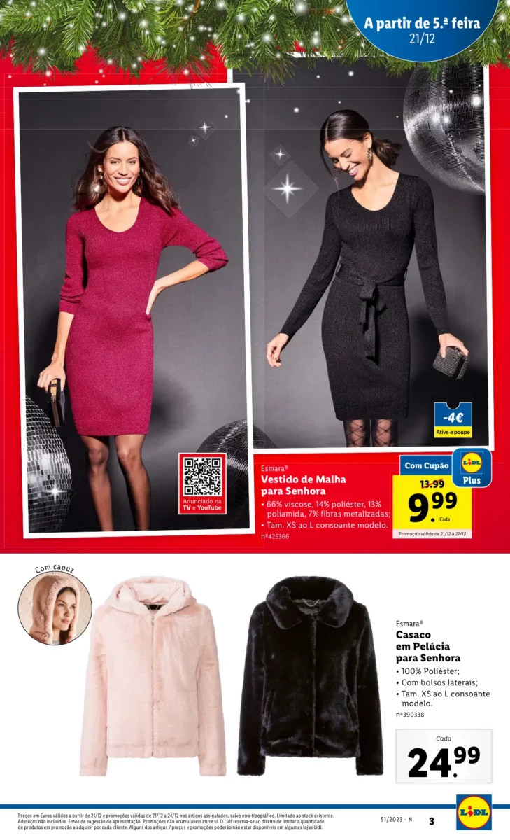 Antevis&atilde;o Folheto LiDL Promo&ccedil;&otilde;es (21 a 24 dezembro)