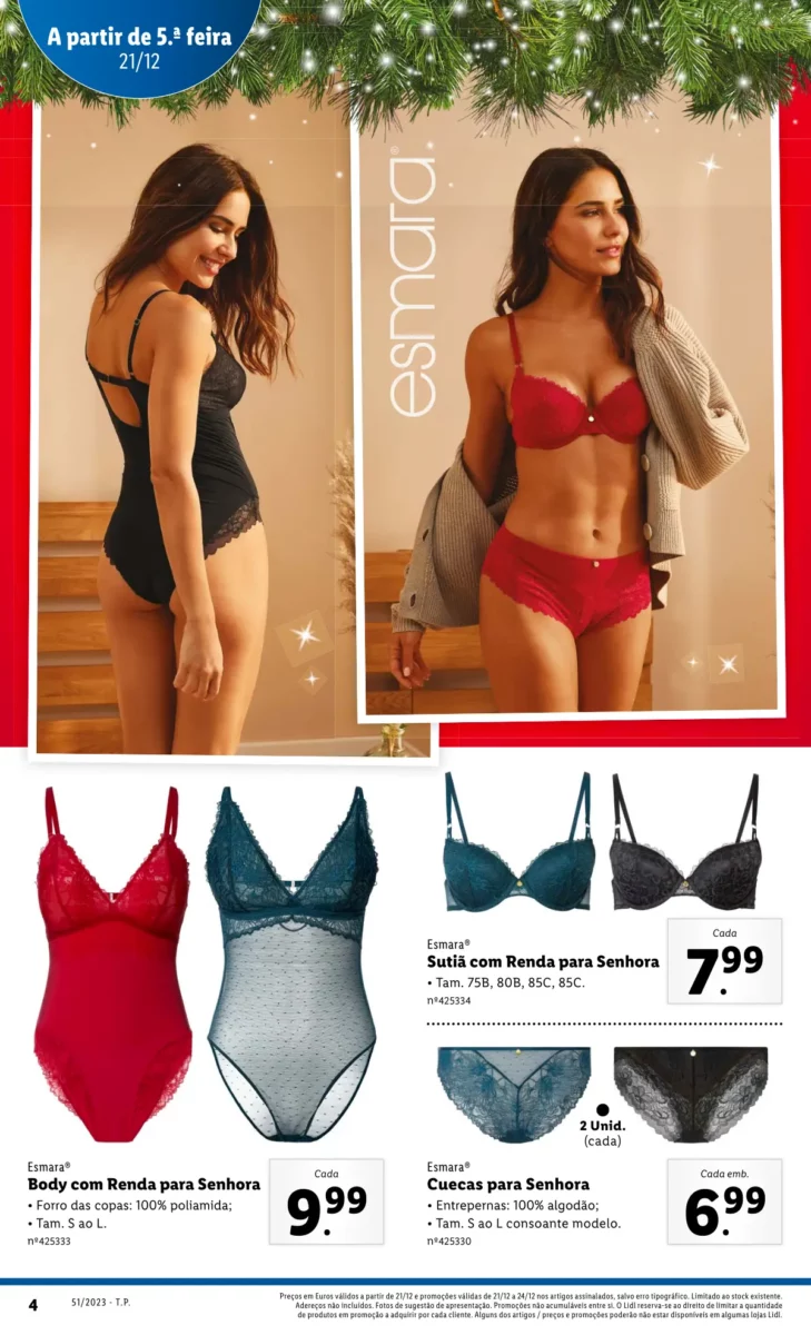 Antevis&atilde;o Folheto LiDL Promo&ccedil;&otilde;es (21 a 24 dezembro)