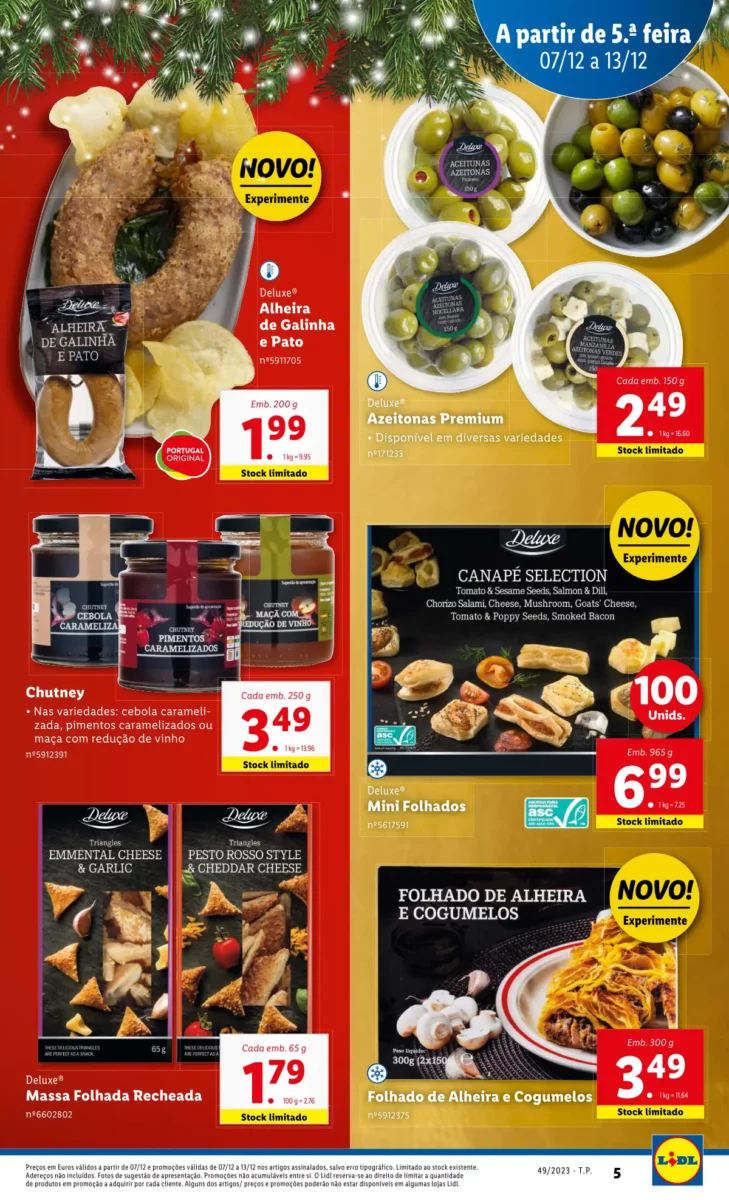 Antevis&atilde;o Folheto LiDL Promo&ccedil;&otilde;es (7 a 13 dezembro)