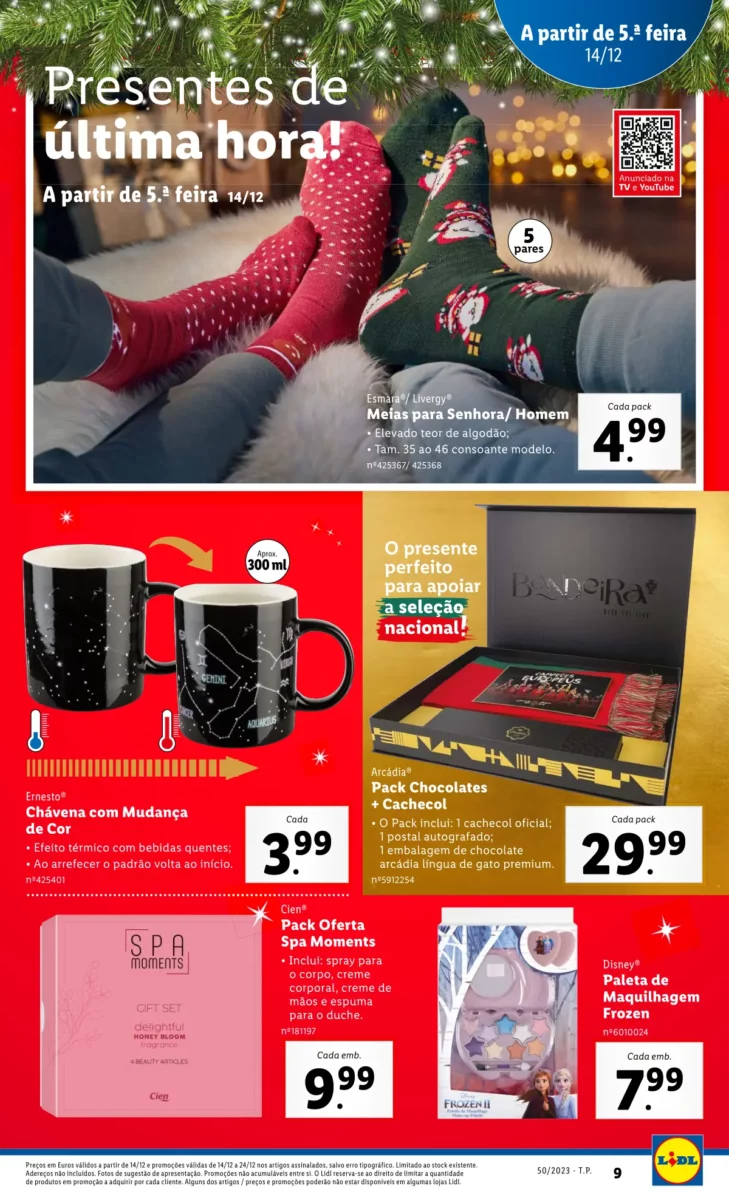Antevis&atilde;o Folheto LiDL Promo&ccedil;&otilde;es (14 a 20 dezembro)