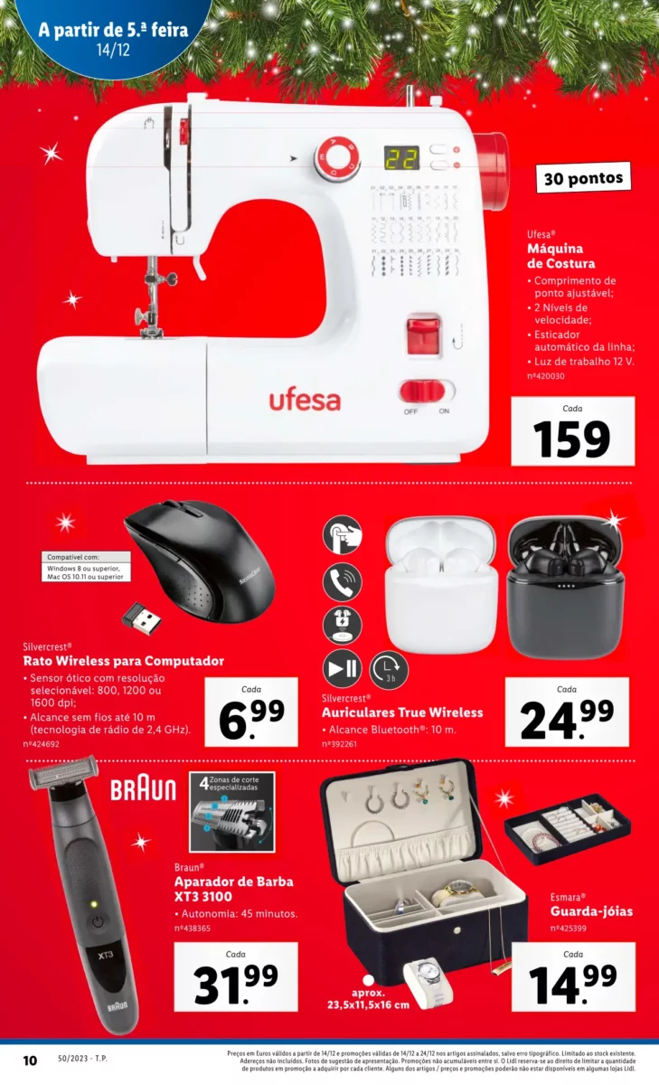 Antevis&atilde;o Folheto LiDL Promo&ccedil;&otilde;es (14 a 20 dezembro)