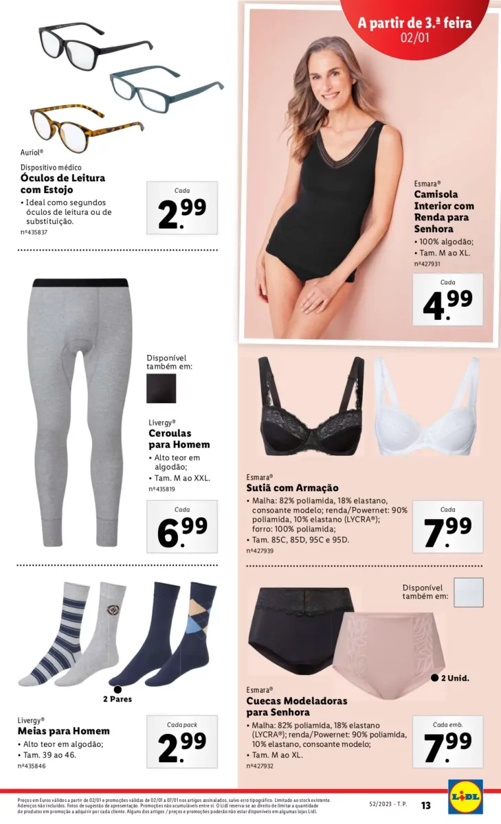 Antevis&atilde;o Folheto LiDL Promo&ccedil;&otilde;es (28 a 31 dezembro)