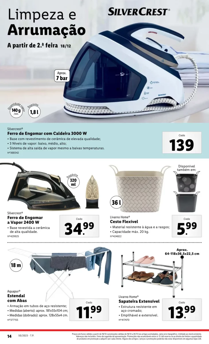 Antevis&atilde;o Folheto LiDL Promo&ccedil;&otilde;es (14 a 20 dezembro)
