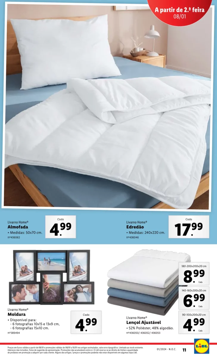 Antevis&atilde;o Folheto LiDL Promo&ccedil;&otilde;es (4 a 10 janeiro)