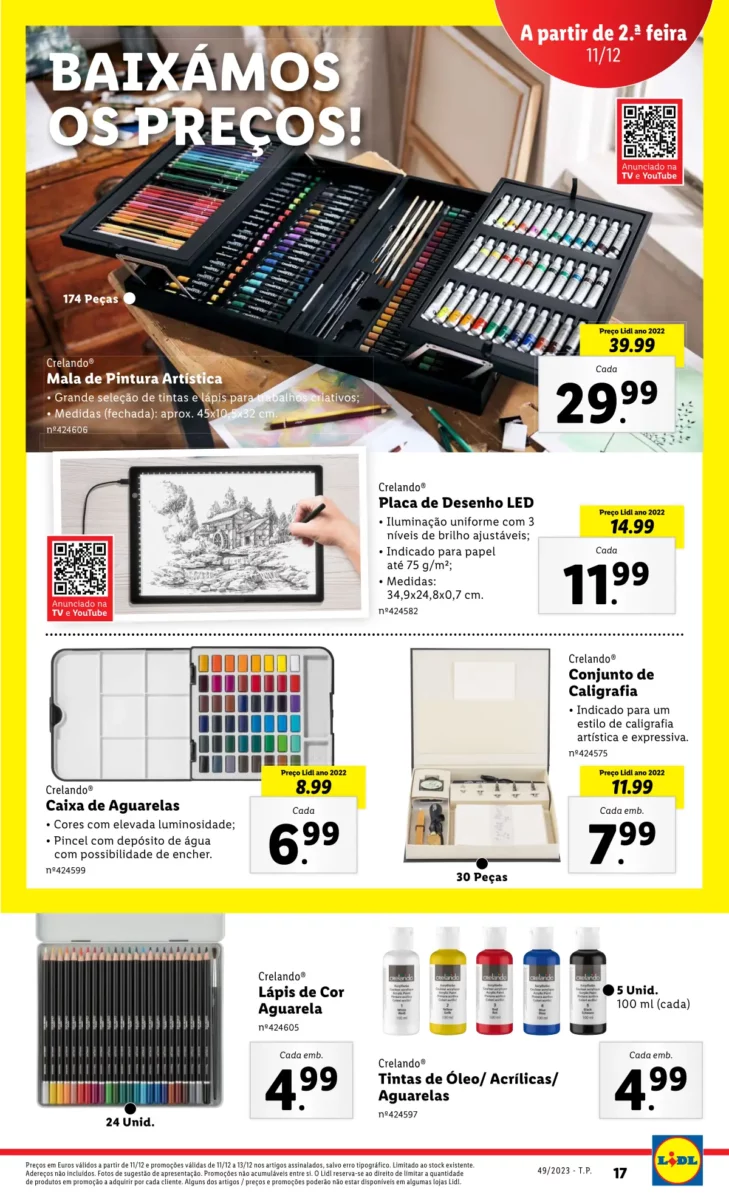 Antevis&atilde;o Folheto LiDL Promo&ccedil;&otilde;es (7 a 13 dezembro)