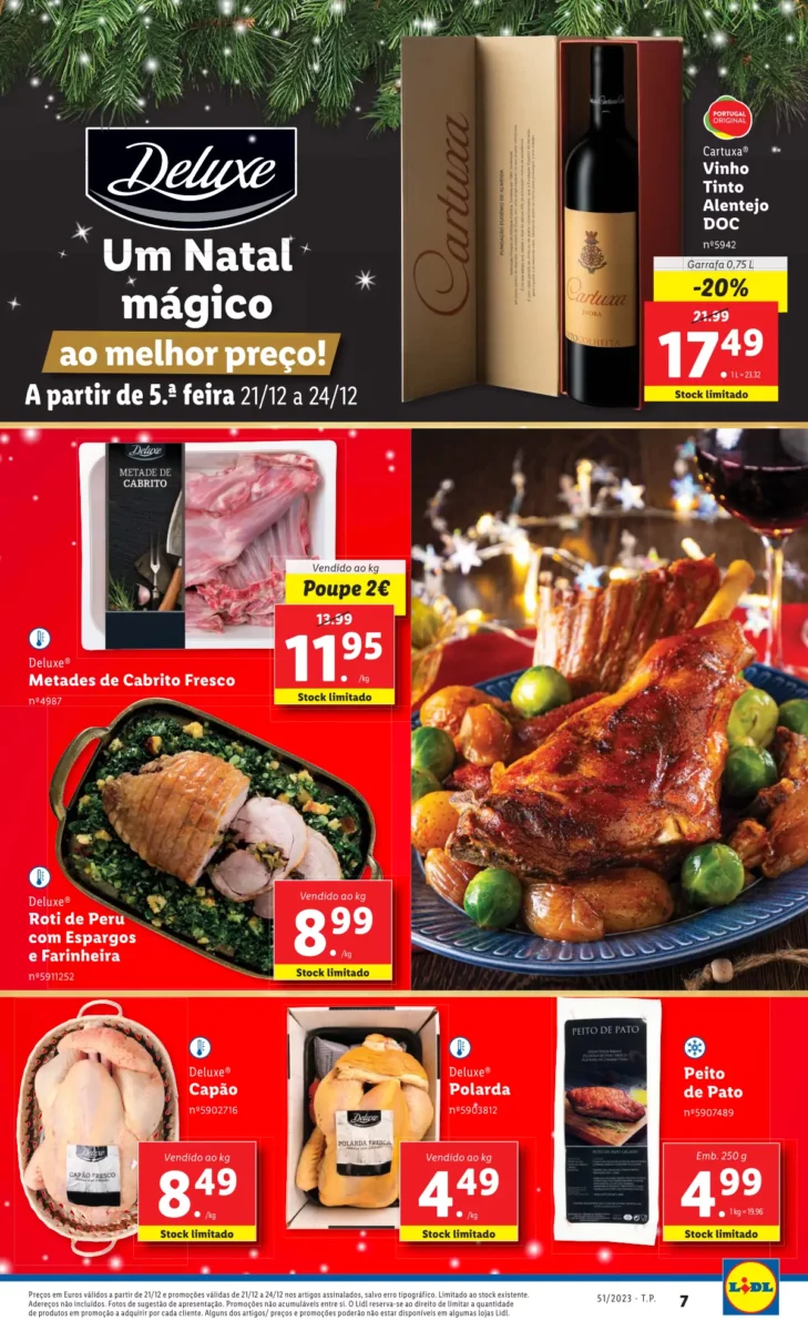 Antevis&atilde;o Folheto LiDL Promo&ccedil;&otilde;es (21 a 24 dezembro)