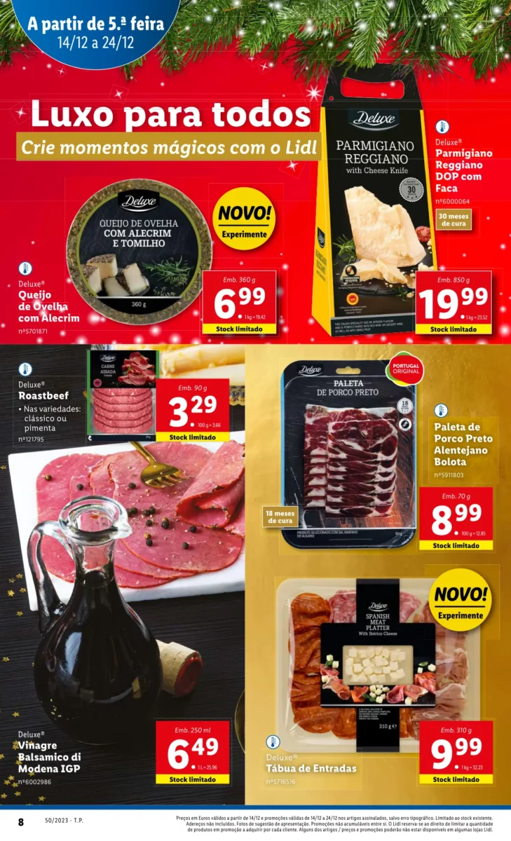 Antevis&atilde;o Folheto LiDL Promo&ccedil;&otilde;es (14 a 20 dezembro)