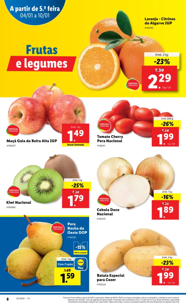 Antevis&atilde;o Folheto LiDL Promo&ccedil;&otilde;es (4 a 10 janeiro)