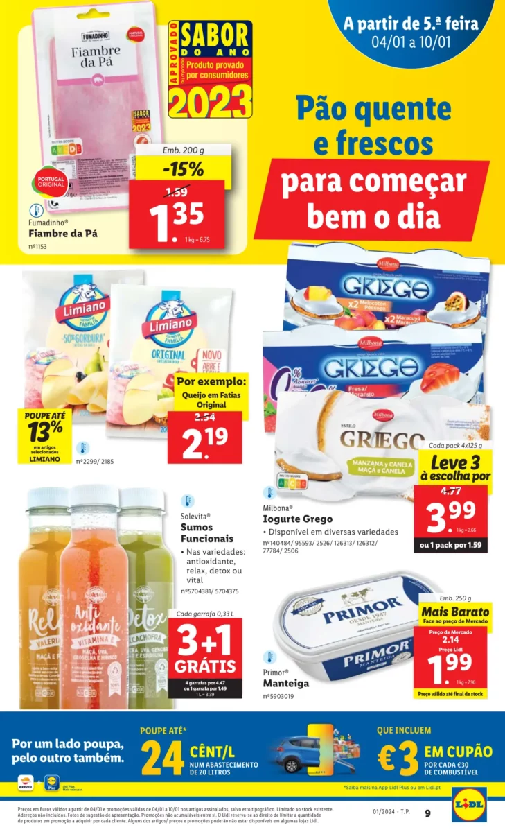 Antevis&atilde;o Folheto LiDL Promo&ccedil;&otilde;es (4 a 10 janeiro)