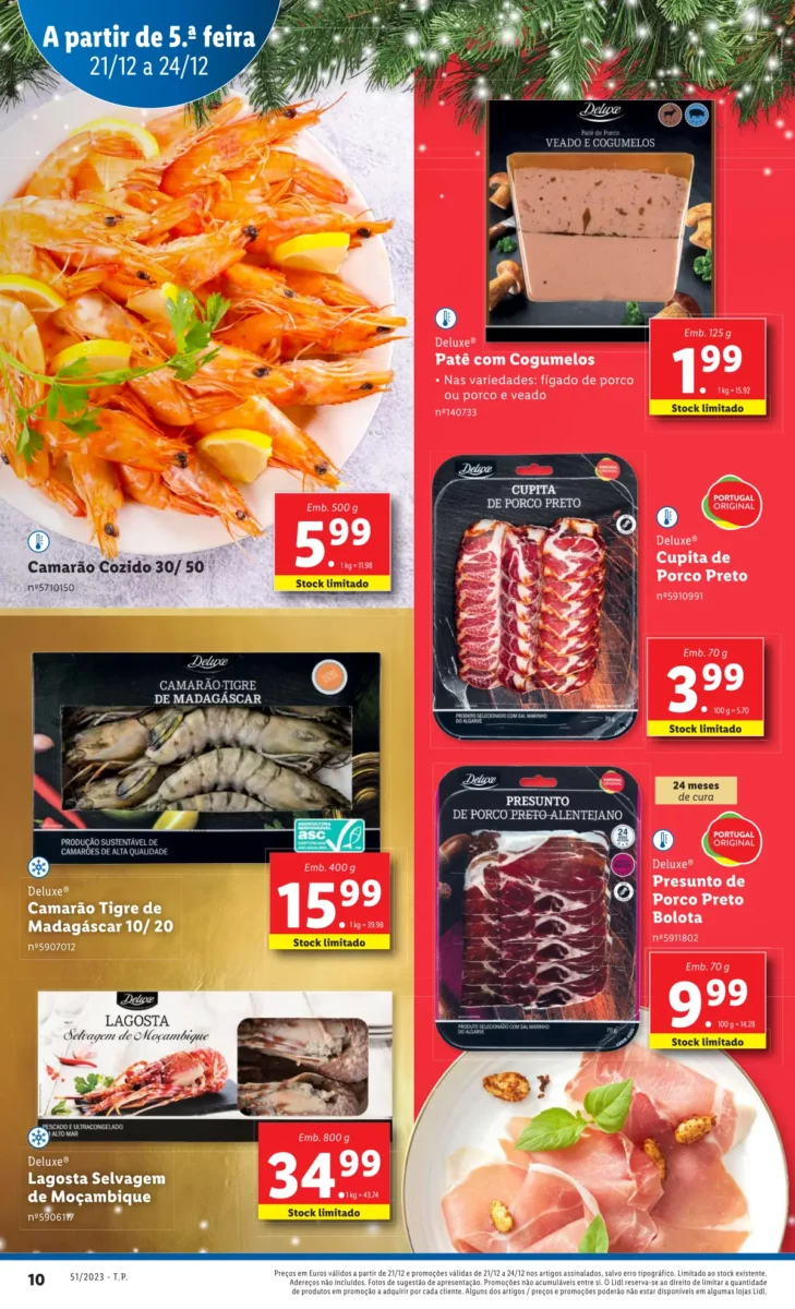 Antevis&atilde;o Folheto LiDL Promo&ccedil;&otilde;es (21 a 24 dezembro)