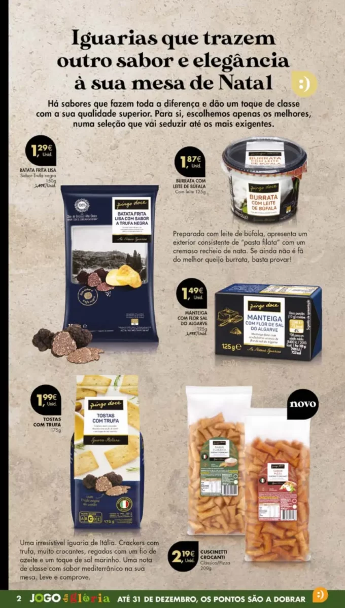 Antevis&atilde;o Folheto Pingo Doce (19 a 26 dezembro)