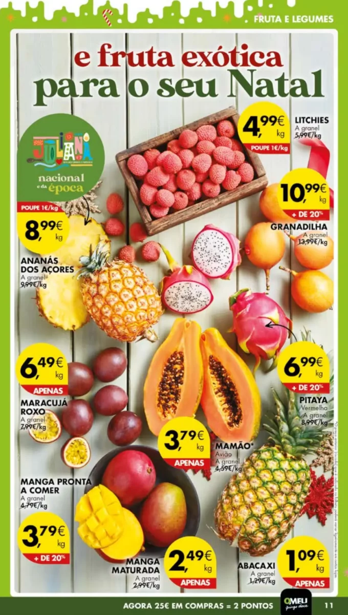 Antevis&atilde;o Folheto Pingo Doce (19 a 26 dezembro)