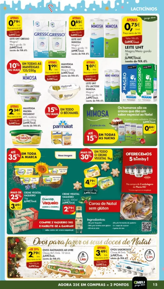 Antevis&atilde;o Folheto Pingo Doce (19 a 26 dezembro)