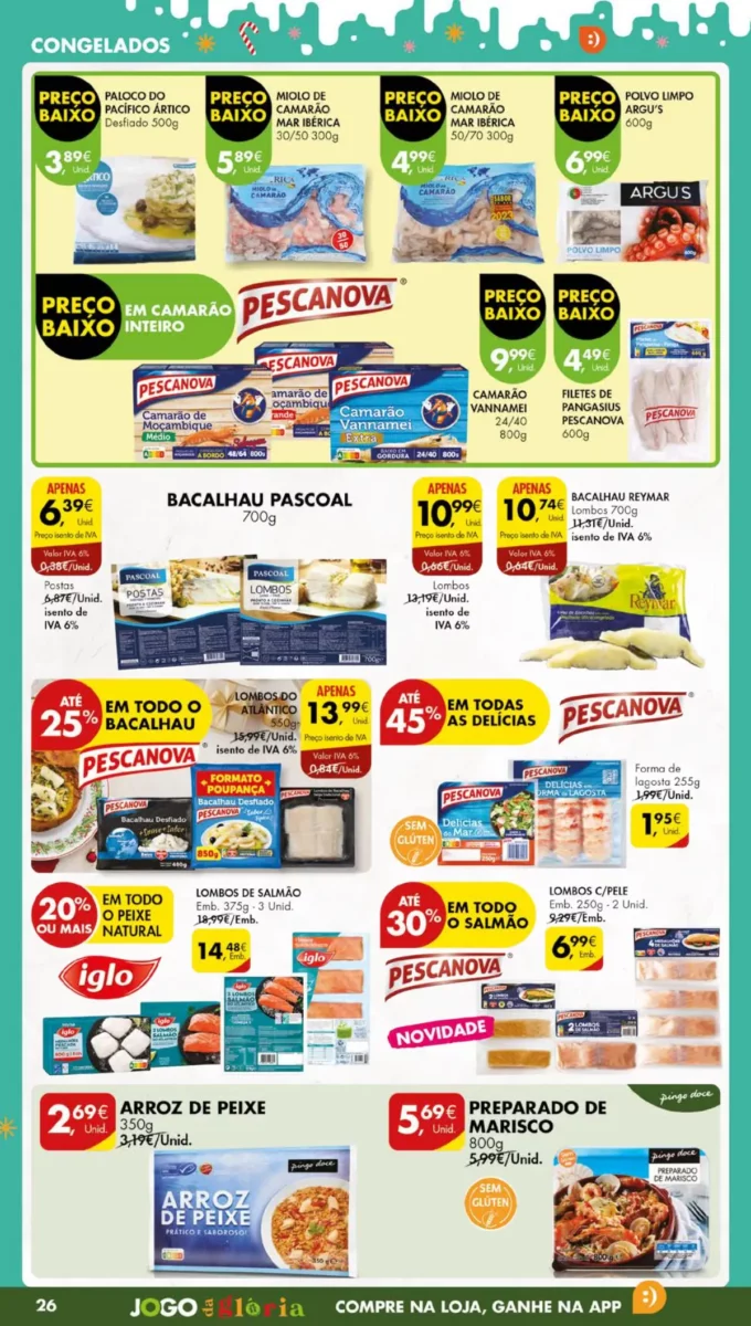 Antevis&atilde;o Folheto Pingo Doce (12 a 18 dezembro)