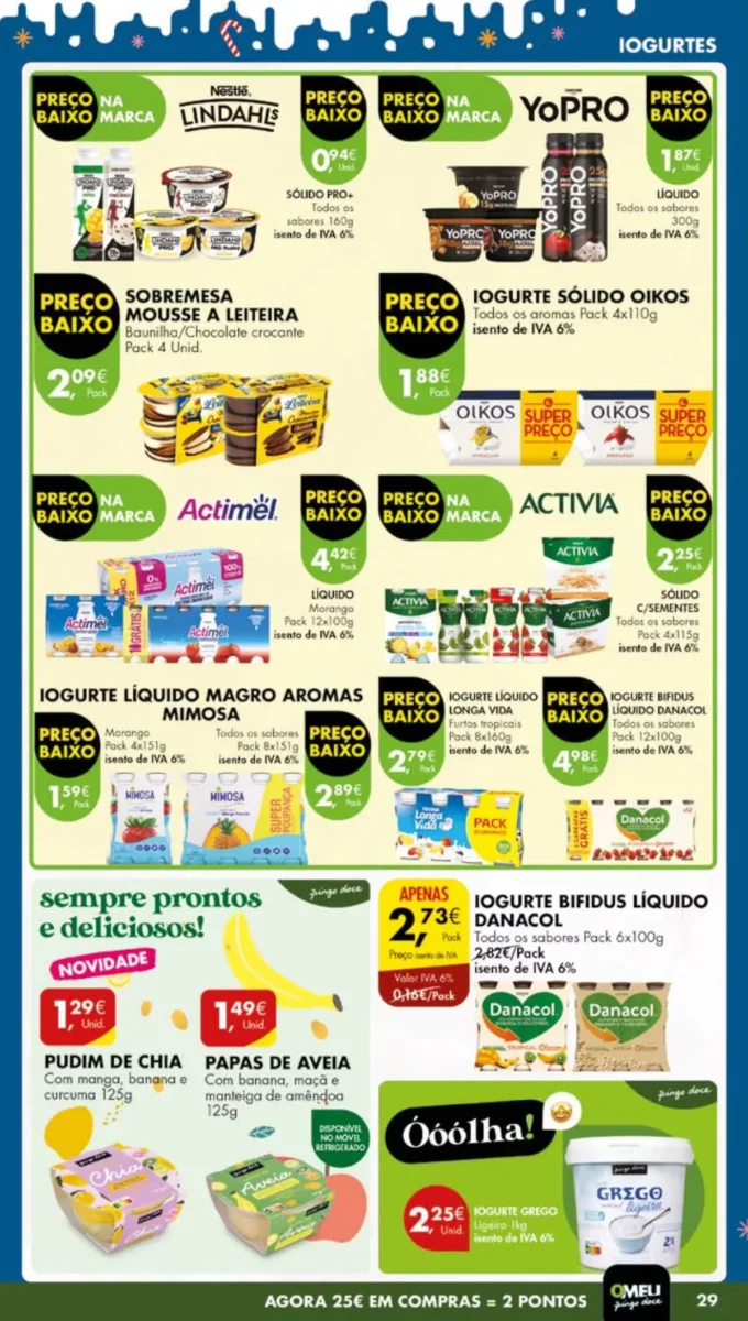 Antevis&atilde;o Folheto Pingo Doce (19 a 26 dezembro)