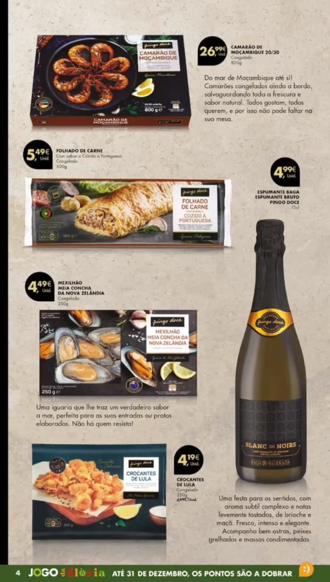 Antevis&atilde;o Folheto Pingo Doce (19 a 26 dezembro)