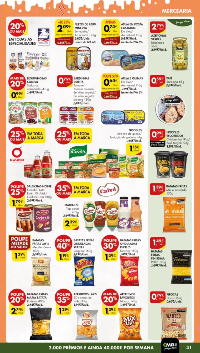 Antevis&atilde;o Folheto Pingo Doce (12 a 18 dezembro)