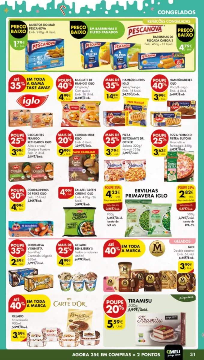 Antevis&atilde;o Folheto Pingo Doce (19 a 26 dezembro)