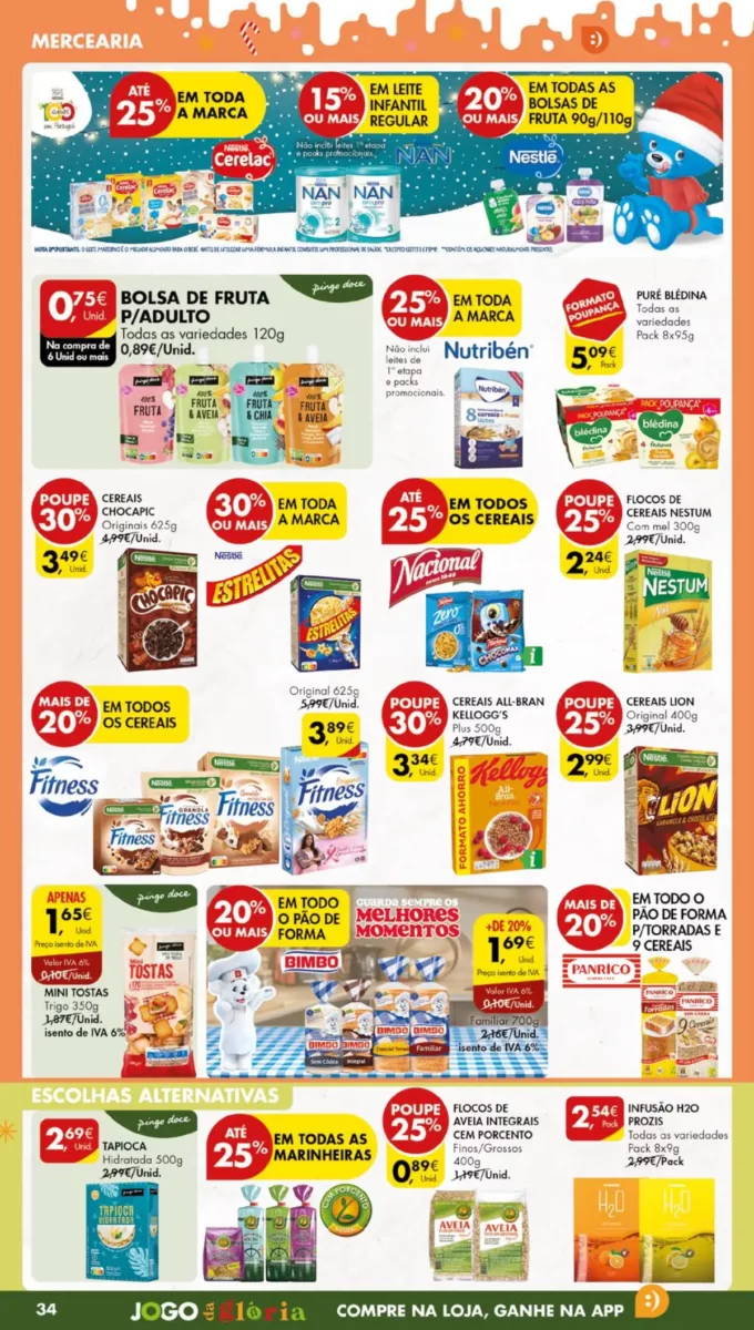 Antevis&atilde;o Folheto Pingo Doce (12 a 18 dezembro)