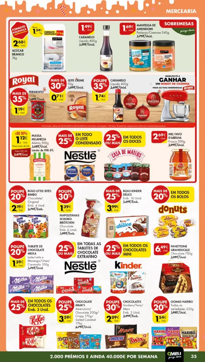 Antevis&atilde;o Folheto Pingo Doce (12 a 18 dezembro)