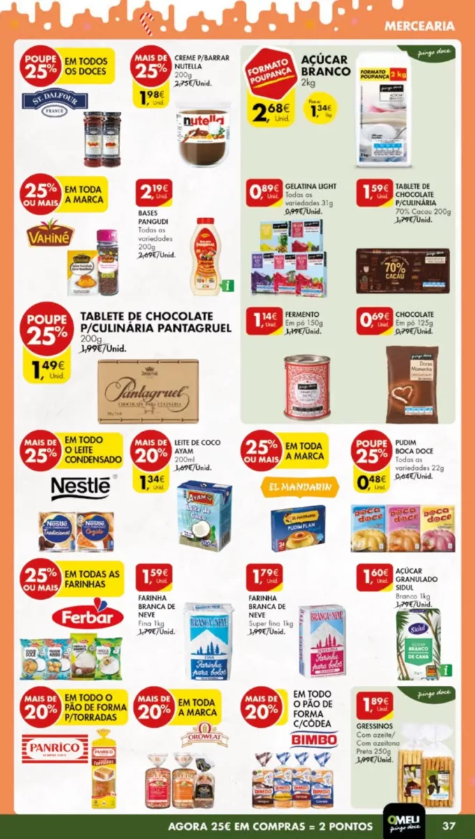 Antevis&atilde;o Folheto Pingo Doce (19 a 26 dezembro)