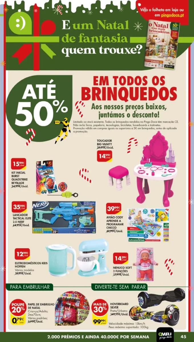 Antevis&atilde;o Folheto Pingo Doce (12 a 18 dezembro)