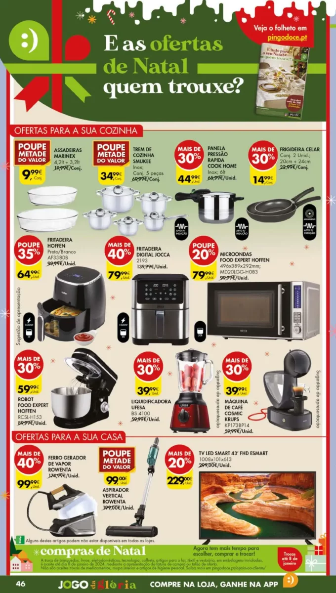 Antevis&atilde;o Folheto Pingo Doce (12 a 18 dezembro)