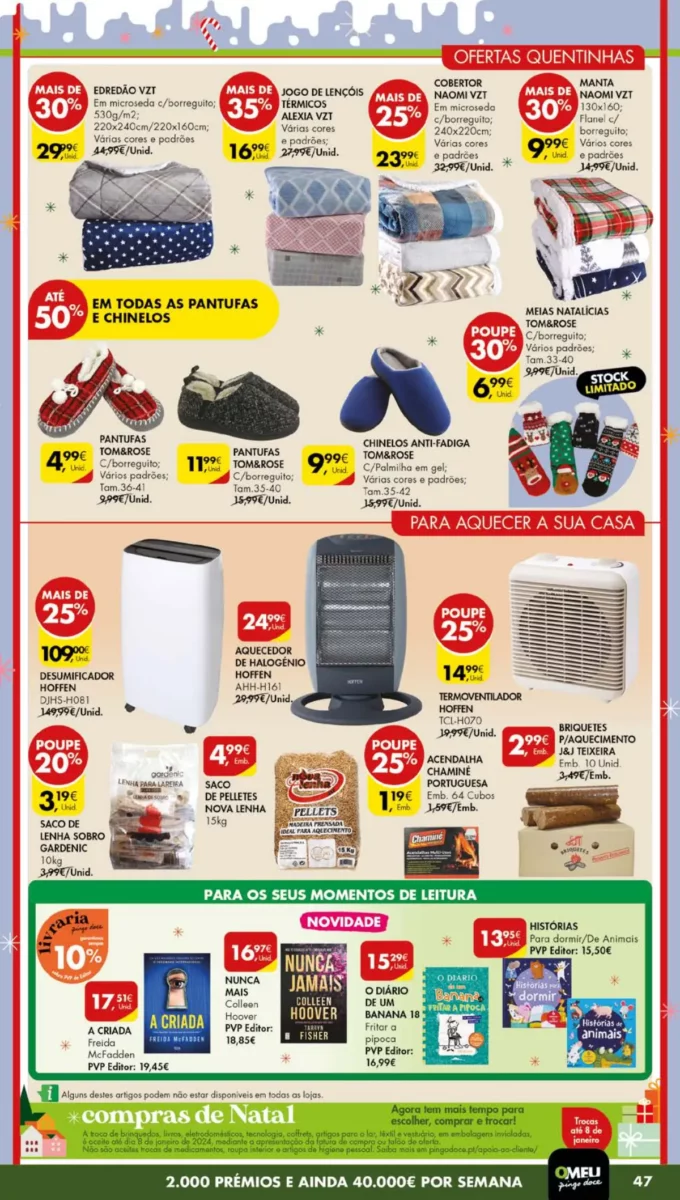 Antevis&atilde;o Folheto Pingo Doce (12 a 18 dezembro)