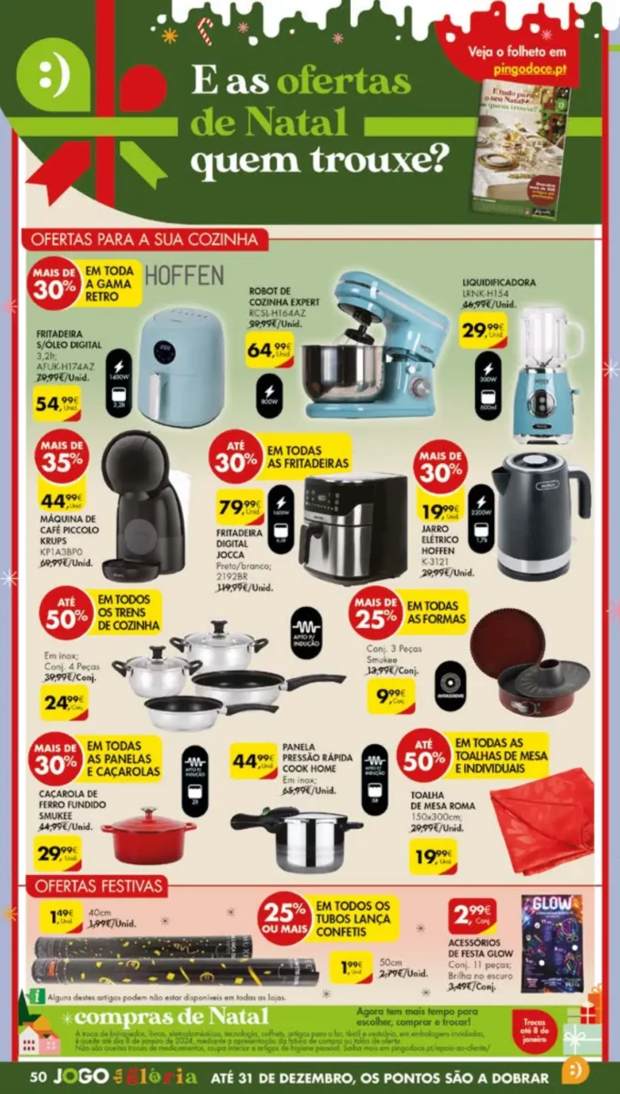 Antevis&atilde;o Folheto Pingo Doce (19 a 26 dezembro)