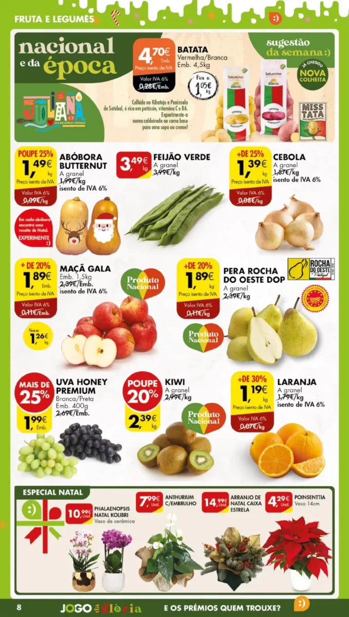 Antevis&atilde;o Folheto Pingo Doce (12 a 18 dezembro)