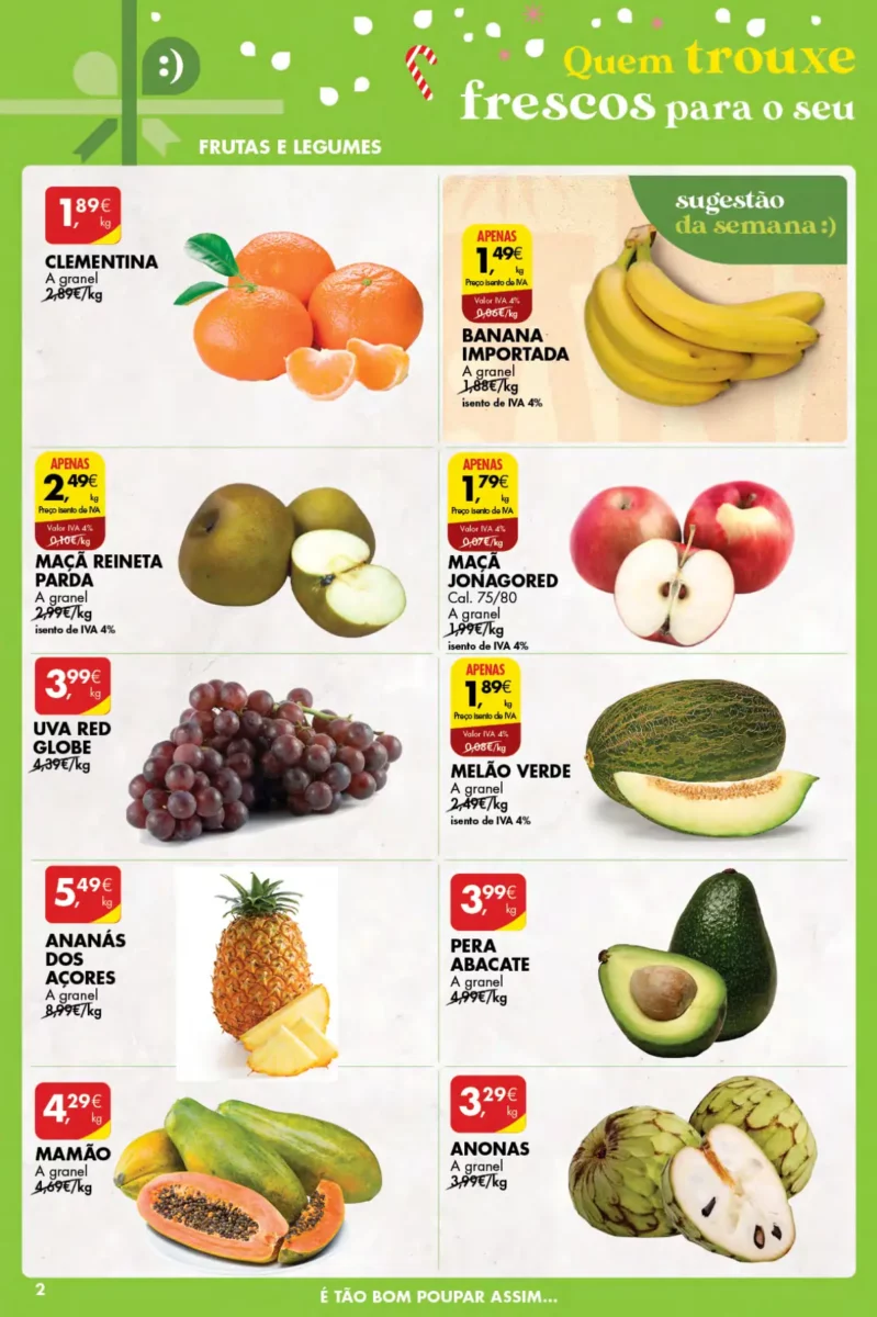 Antevis&atilde;o Folheto Pingo Doce A&ccedil;ores (14 a 20 dezembro)