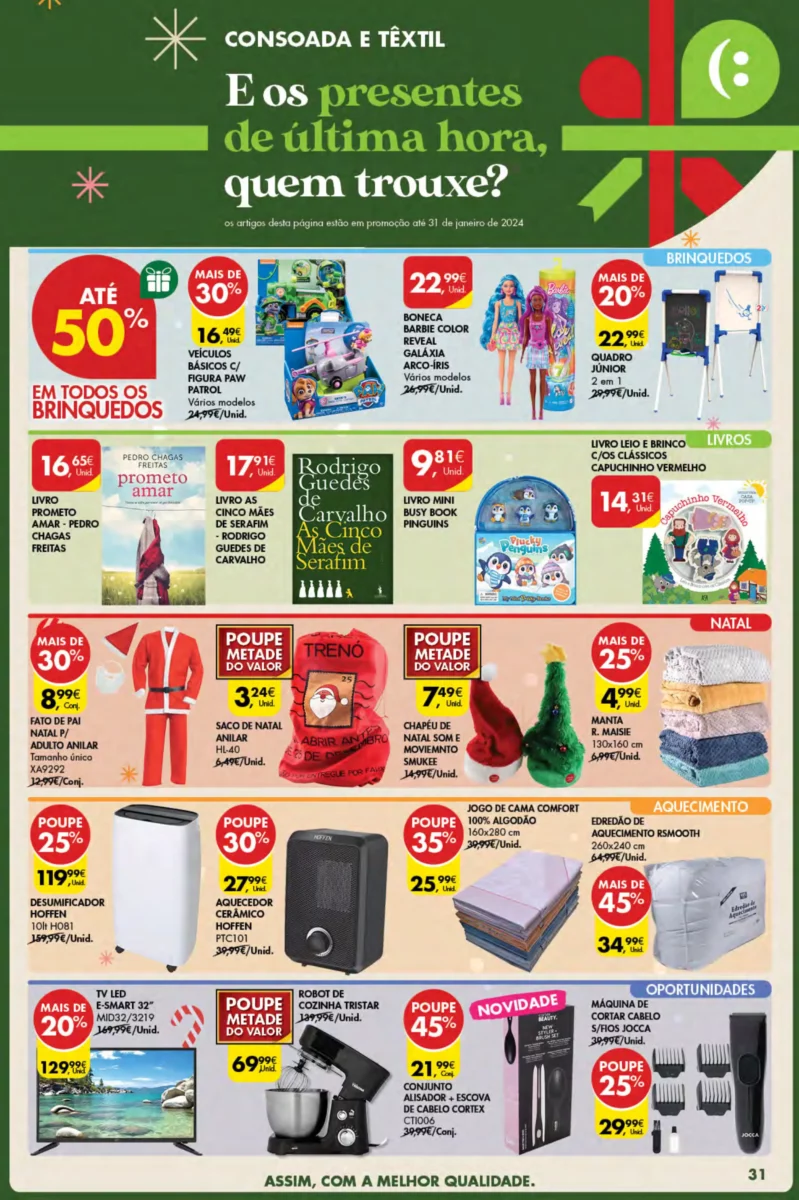 Antevis&atilde;o Folheto Pingo Doce A&ccedil;ores (14 a 20 dezembro)