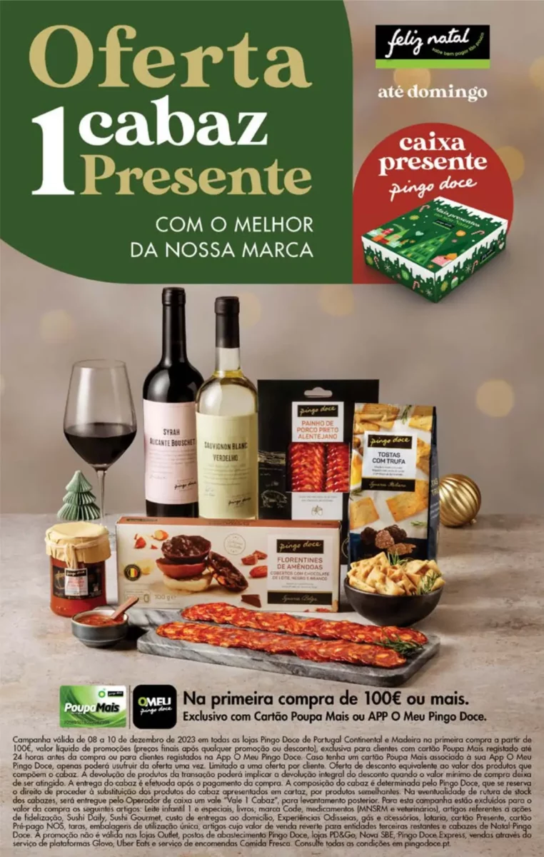 Antevis&atilde;o Folheto Pingo Doce fim-de-semana (8 a 11 dezembro)