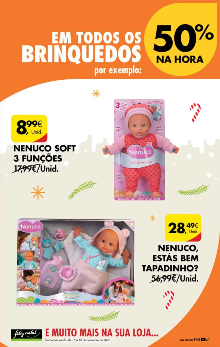 Antevis&atilde;o Folheto Pingo Doce fim-de-semana (15 a 18 dezembro)