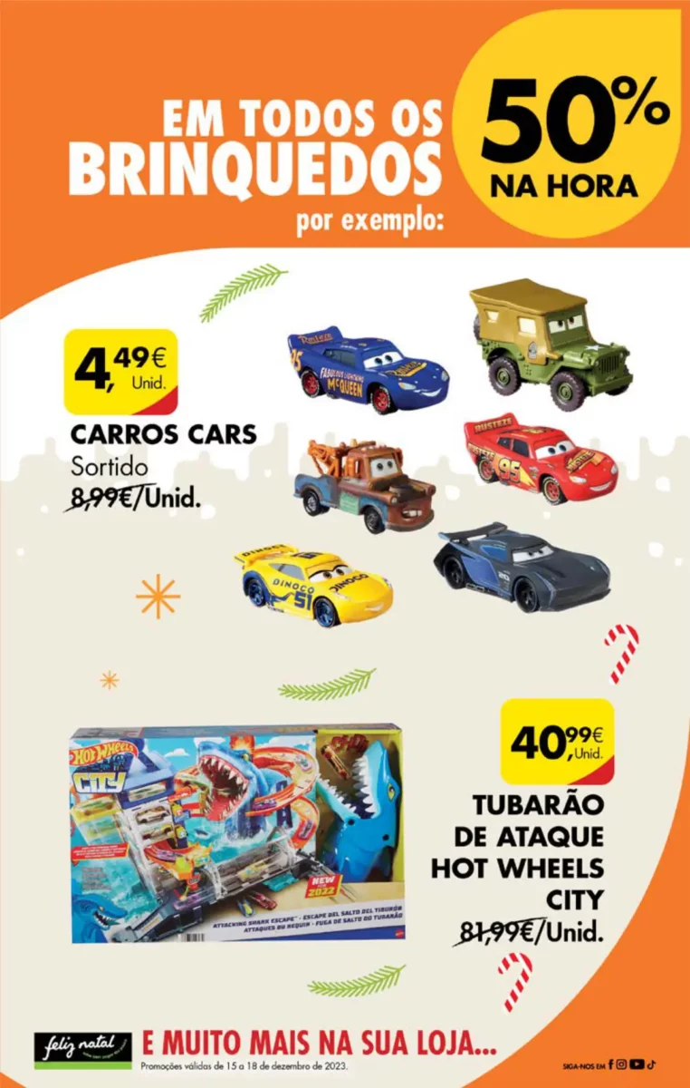 Antevis&atilde;o Folheto Pingo Doce fim-de-semana (15 a 18 dezembro)