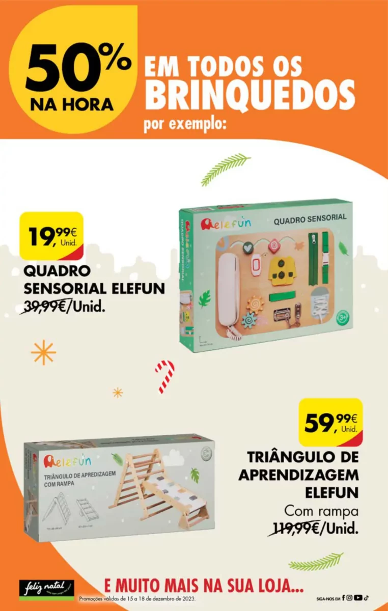 Antevis&atilde;o Folheto Pingo Doce fim-de-semana (15 a 18 dezembro)