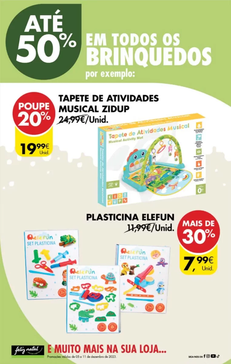 Antevis&atilde;o Folheto Pingo Doce fim-de-semana (8 a 11 dezembro)