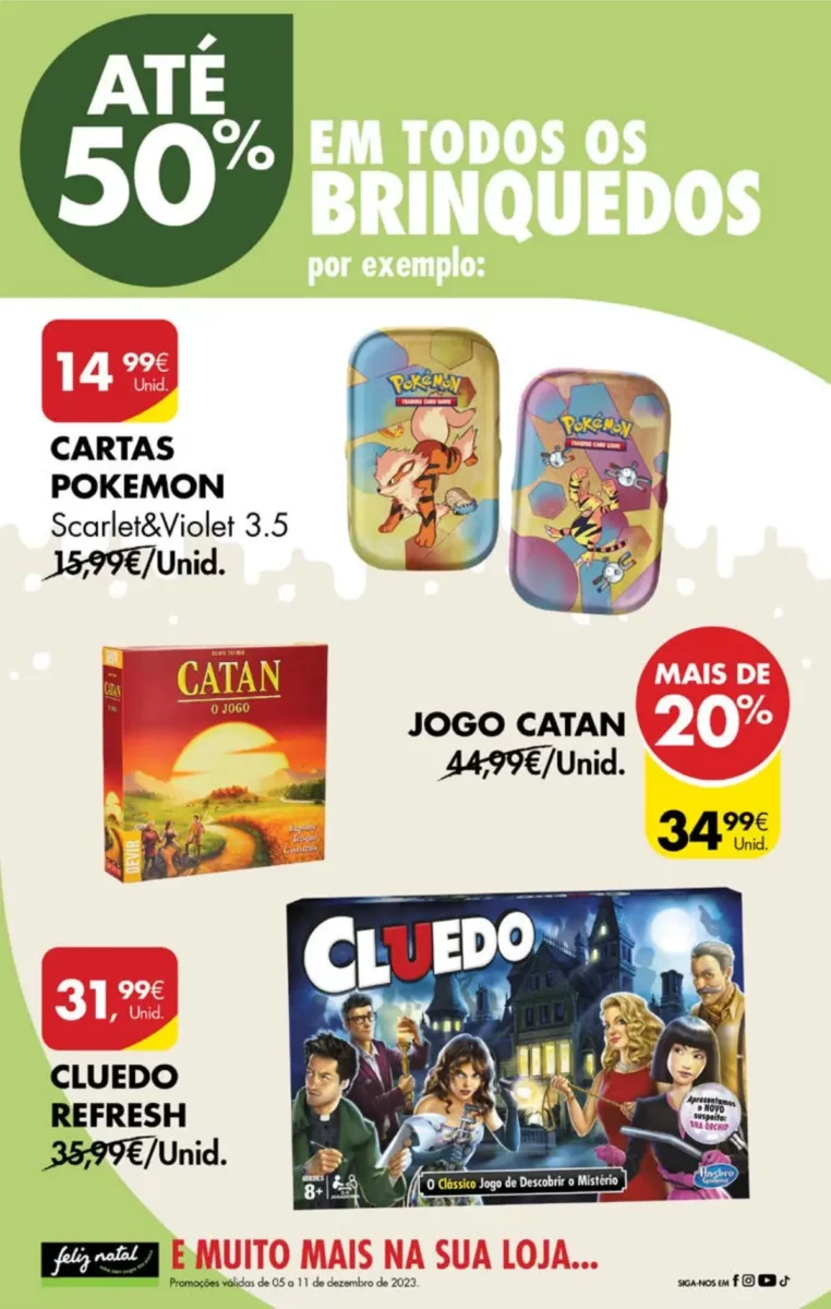 Antevis&atilde;o Folheto Pingo Doce fim-de-semana (8 a 11 dezembro)